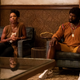 Angela Lewis as Aunt Louie, left; Amin Joseph as Uncle Jerome.